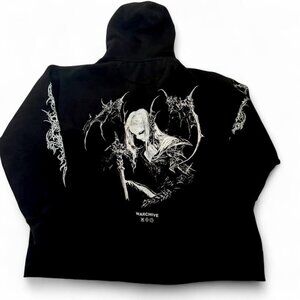WARCHIVE cybersigilism unisex claymore fairy graphic heavyweight fleece hoodie